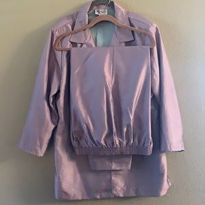 ✅MAGGIE SWEET 2 PIECE CARDIGAN STYLE COAT & PANTS IN A BEAUTIFUL PURPLE LAVENDER